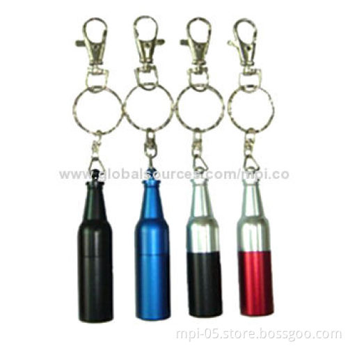 Special Design Bottle-shaped USB Flash Drive with Key Chain